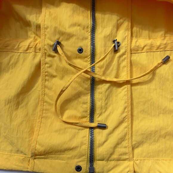 Lane Bryan Plus Fall Yellow Lightweight Drawstring Jacket Size 22/24 - Picture 8 of 14
